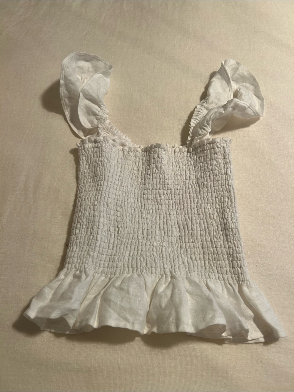Reformation Lenore Ruffled Tank Top - Picture 2 of 4